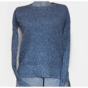 Aqua Cashmere Sweater XS 100% Gray Crewneck Pullover Soft Knit Classic Luxe